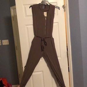 Olive one piece jumper size small